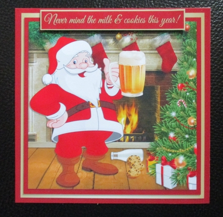MILK & COOKIES? NO THANK YOU! SANTA BEER - MINI KIT by Davina Rundle