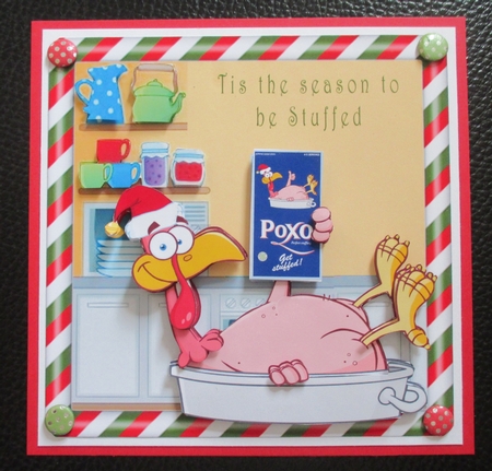 Tis The Season to be Stuffed - Decoupage by Davina Rundle