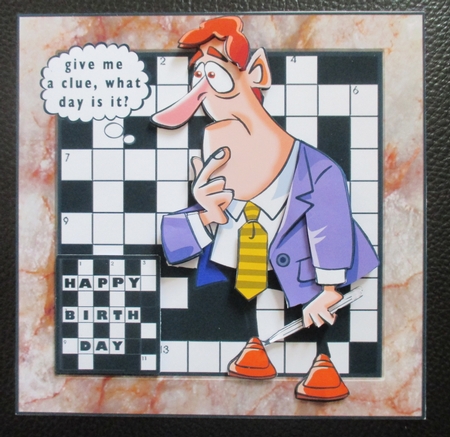  Give Me A Clue - Decoupage by Davina Rundle