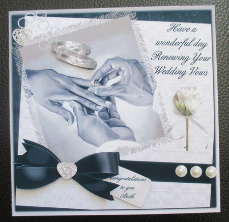 WEDDING VOW RENEWAL MONOCHROME  by Davina Rundle