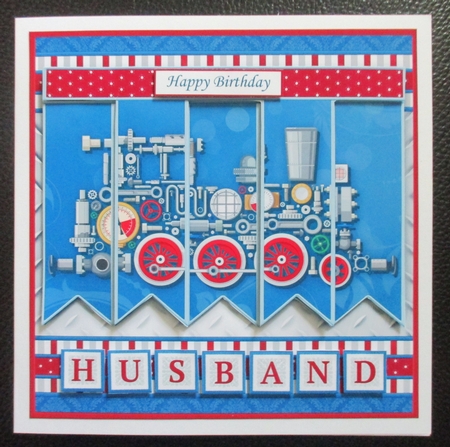 STEAM TRAIN 7.5 Alphabet and Age Quick Card Kit Create Any Name by Davina Rundle