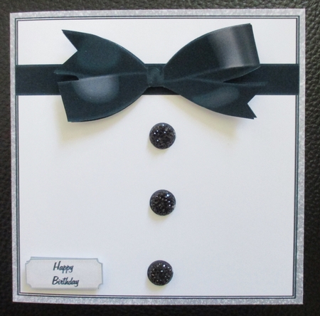 TUXEDO SHIRT MULTI USE CARD FRONT by Davina Rundle