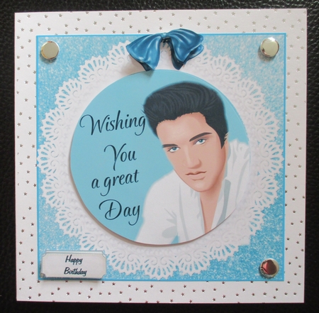 ELVIS MULTI SENTIMENT / USE CARD FRONT by Davina Rundle
