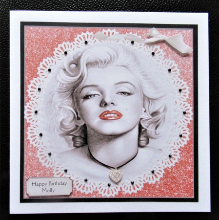  MARILYN MONROE MULTI SENTIMENT / USE CARD FRONT by Davina Rundle