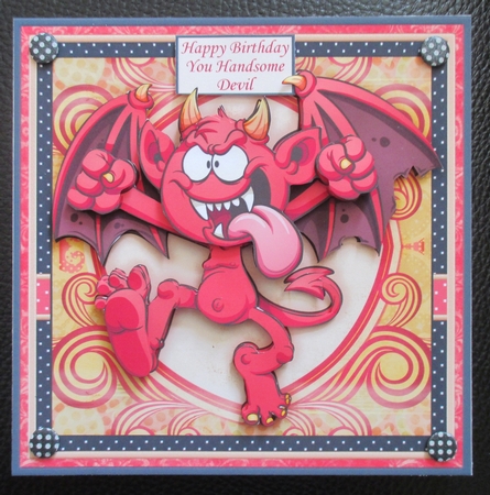 HANDSOME DEVIL 7.3 Decoupage & Insert Mini Kit various occasions by Davina Rundle