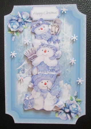 Snowman Pile by Davina Rundle