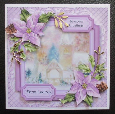 Scenic Christmas - Snowy Church by Davina Rundle