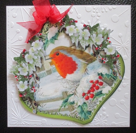 Bauble Greetings 13 by Davina Rundle