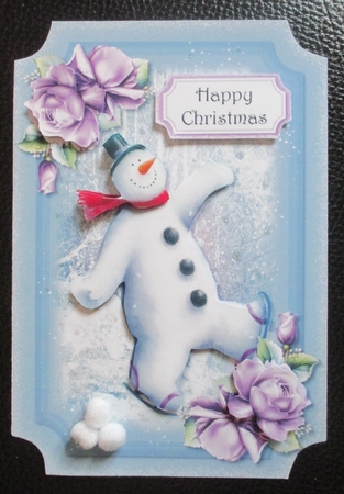 Skating Snowman by Davina Rundle