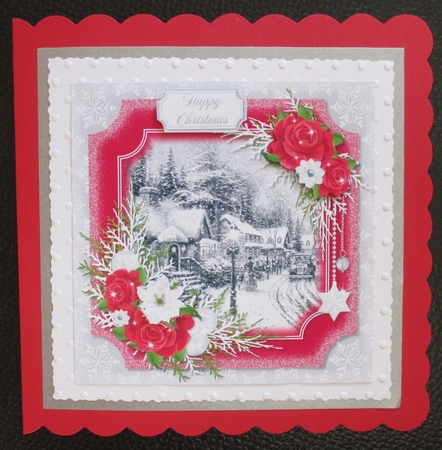 Silver and Red Nostalgia 8 by Davina Rundle