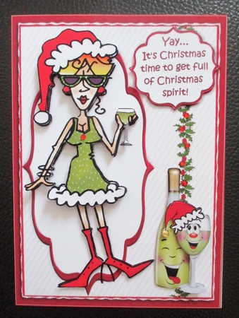 Rita has Christmas spirit choice of captions mini kit by Davina Rundle