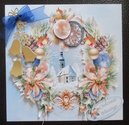 8x8 Christmas church winter melody mini kit by Davina Rundle