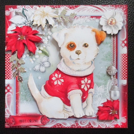 The Christmas Jumper Card Front Kit by Davina Rundle