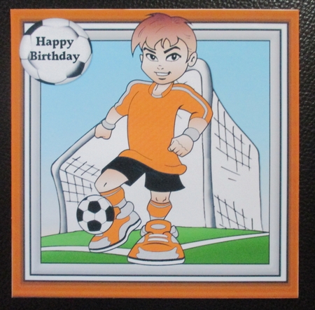 8x8 soccer star teen boy mini kit by Davina Rundle