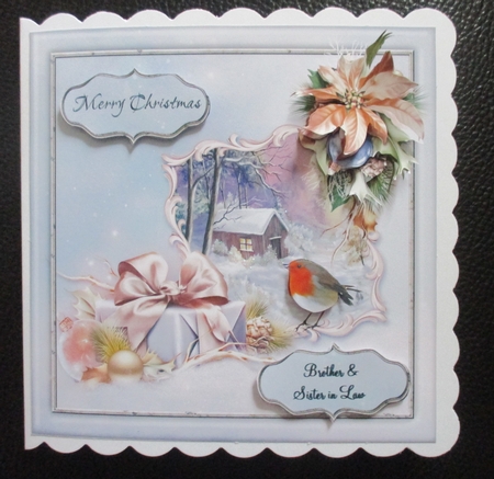 Snowy Cabin & Robin Mini Kit by Davina Rundle