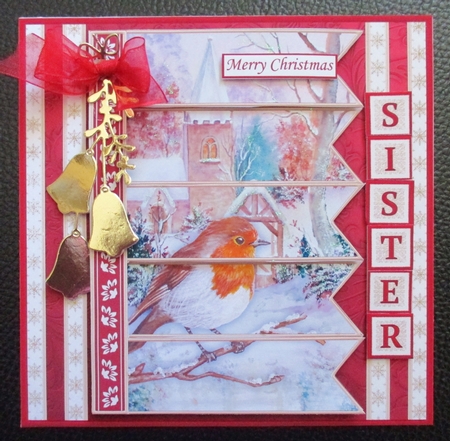 ROBIN & CHURCH Christmas 7.5 Quick Card Kit Create Any Name Alphabet in 2 sizes by Davina Rundle