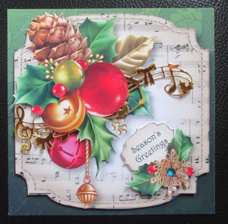 Sheet Music Christmas - Baubles & Bells by Davina Rundle