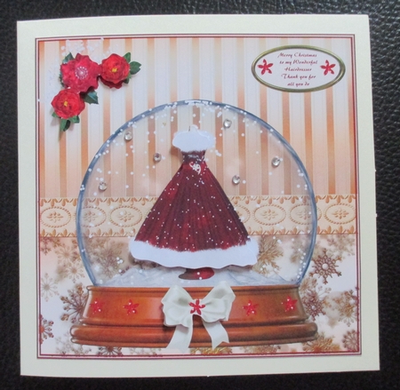 HAIRDRESSER BEAUTICIAN NAIL TECH MERRY CHRISTMAS & THANK YOU by Davina Rundle