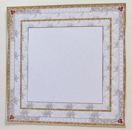 Christmas Glitter Blank Insert by Davina Rundle