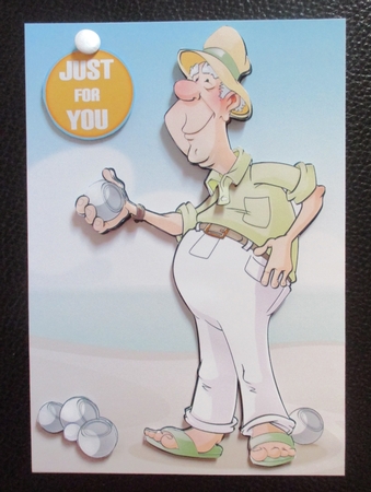 French Boules Dude by Davina Rundle