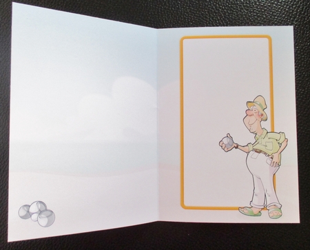 French Boules Dude Insert by Davina Rundle