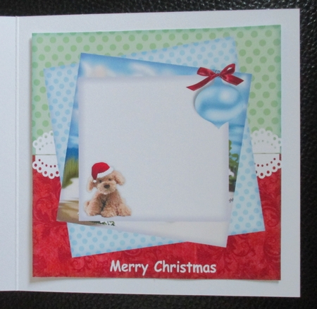 Puppys Christmas INsert by Davina Rundle