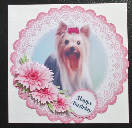 Dog Scolloped Topper 1 by Davina Rundle
