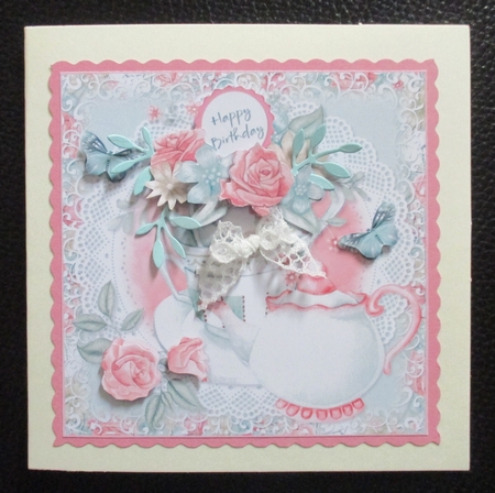 Time for Tea 7x7 Topper by Davina Rundle