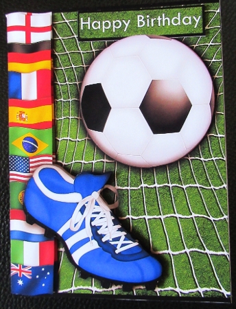 Football World Cup Fever Fathers Day or Birthday by Davina Rundle