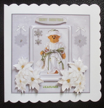 Winter Bear Card Topper by Davina Rundle