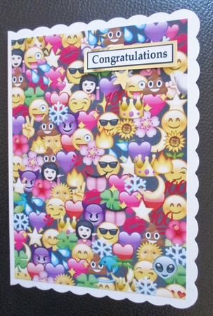 Emoji A5 Quick Card by Davina Rundle