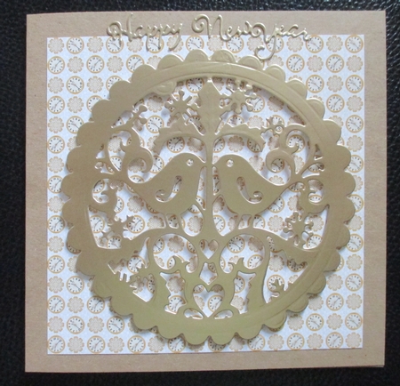 Luxury of Time Backing Paper Kit - 6 x 8x8 papers - Gold Themed Set 2 by Davina Rundle