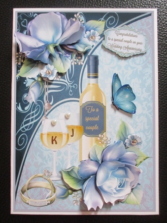 Cheers to a special couple A5 by Davina Rundle
