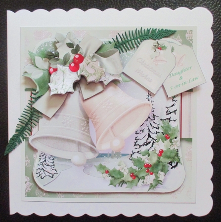 Christmas Bells - Decoupage Card Mini Kit by Davina Rundle