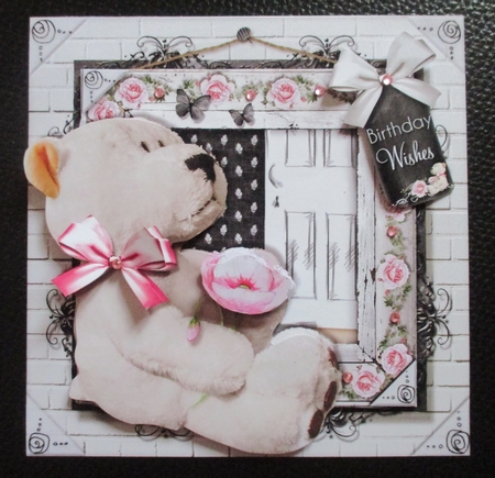 The White Fluffy Teddy by Davina Rundle