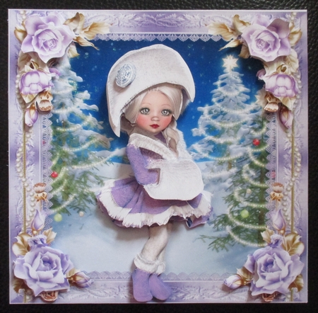 Sweet Little Christmas Trees Mini Kit by Davina Rundle