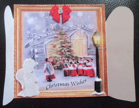 THROUGH THE GARDEN GATES CHRISTMAS BLESSINGS UNISEX 6x6 CHORISTER by Davina Rundle