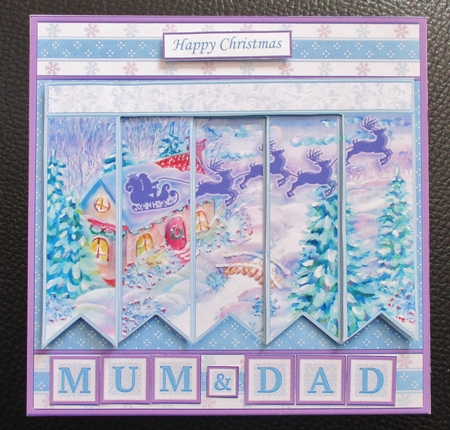 MAGICAL CHRISTMAS NIGHT 7.5 Quick Card Kit Create Any Name Alphabet in 2 sizes by Davina Rundle