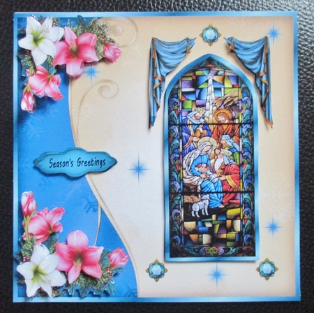Nativity in blue MK by Davina Rundle