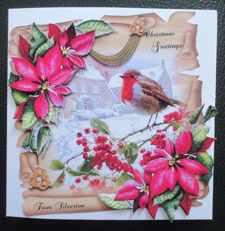 Christmas Birds 8 by Davina Rundle