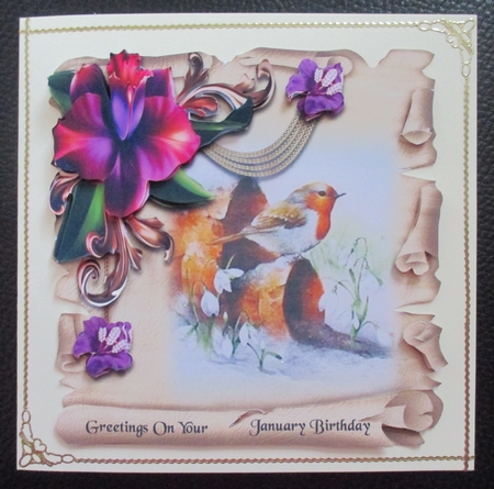Christmas Birds 9 by Davina Rundle