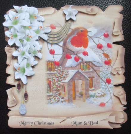 Christmas Birds 10 by Davina Rundle