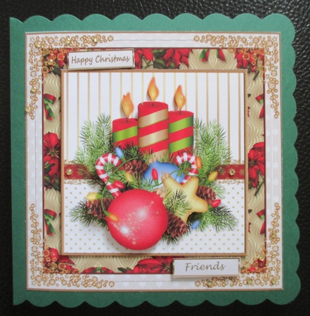 Peaceful Wishes Christmas Topper  by Davina Rundle