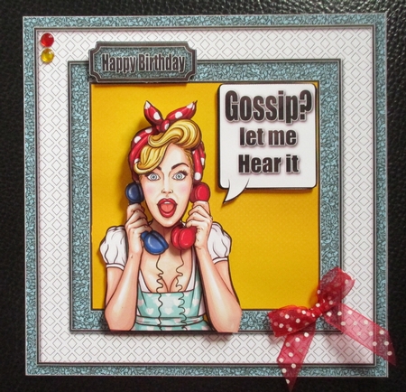 Let Me Hear It 8x8 Decoupage Mini Kit by Davina Rundle