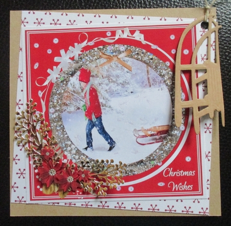 CHRISTMAS SLEDGING by Davina Rundle