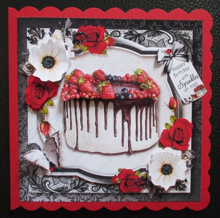 Chocolate Strawberry Cake by Davina Rundle