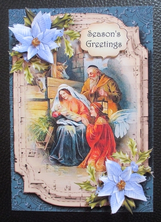 Sheet Music Christmas A5 - The Nativity by Davina Rundle