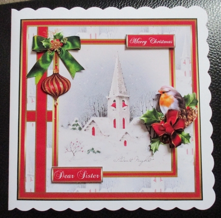 Red bells ring out Christmas by Davina Rundle