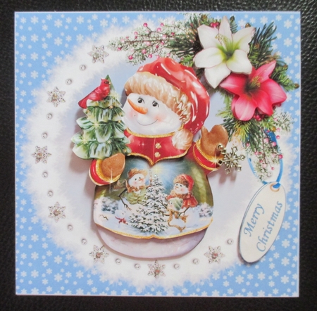 8x8 the beautiful snowman mini kit by Davina Rundle