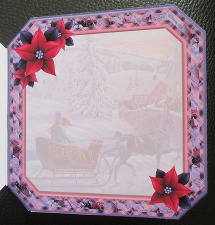 JJ JINGLE ALL THE WAY 8X8 INSERT BLANK by Davina Rundle